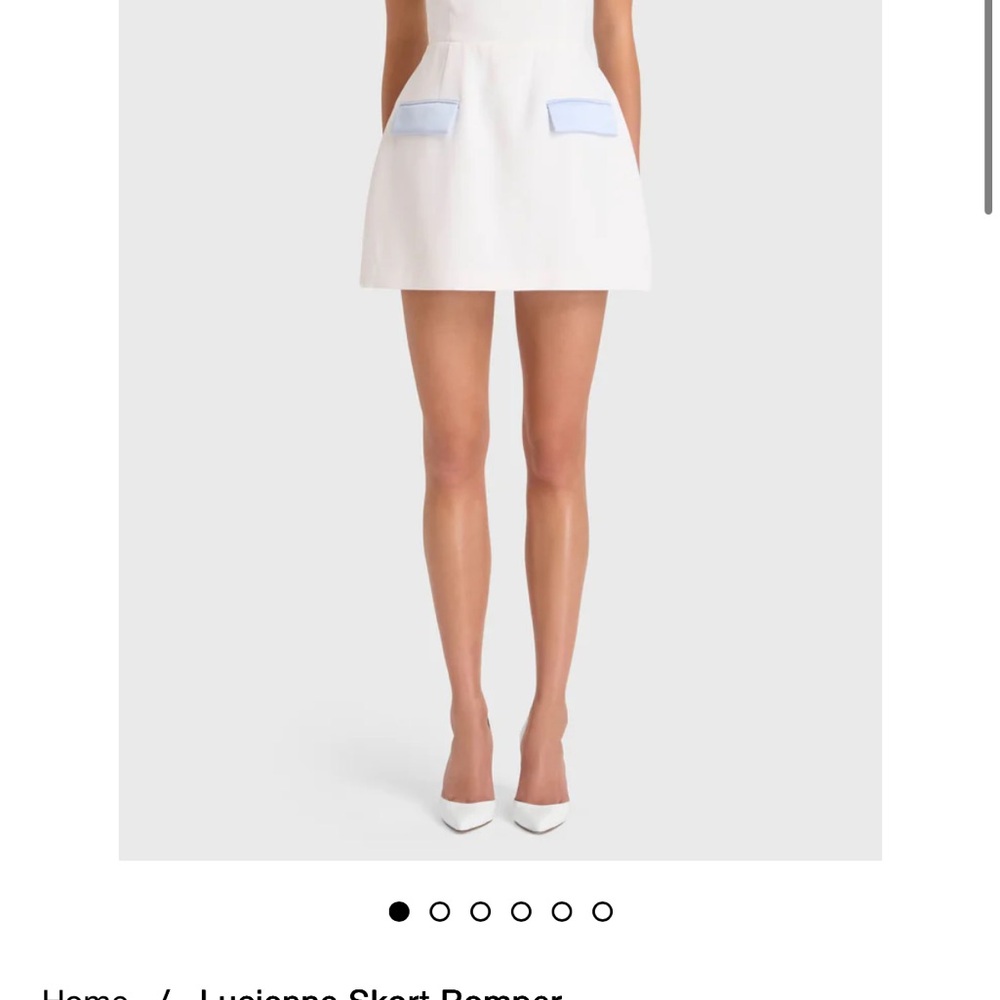 Amanda Uprichard LUCIENNE SKORT ROMPER